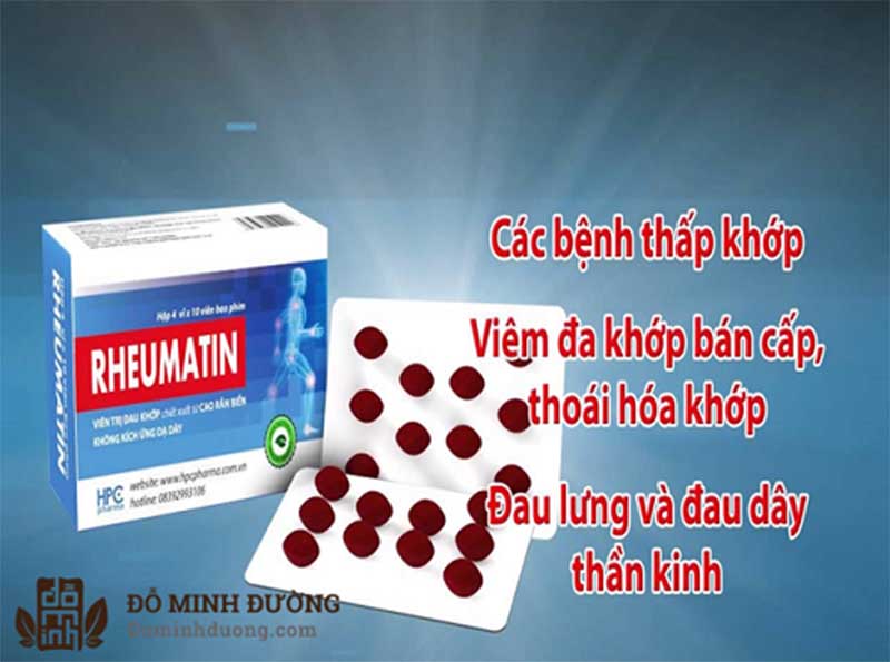 Thuốc Rheumatin thực chất là một dạng thực phẩm chăm sóc sức khỏe