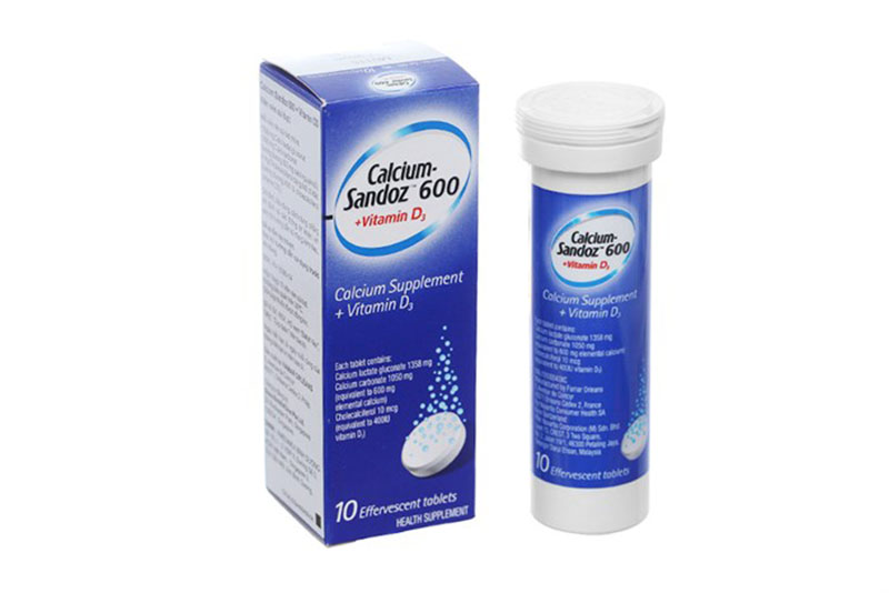 Thuốc Calcium Sandoz 600