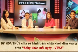 Diễn viên Hoa Thúy chia sẻ hiệu quả bài thuốc chữa viêm xoang Đỗ Minh Đường trên sóng truyền hình VTV2