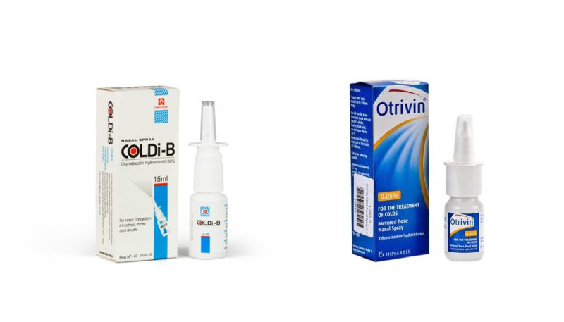Thuốc xịt mũi Coldi B và Otrivin