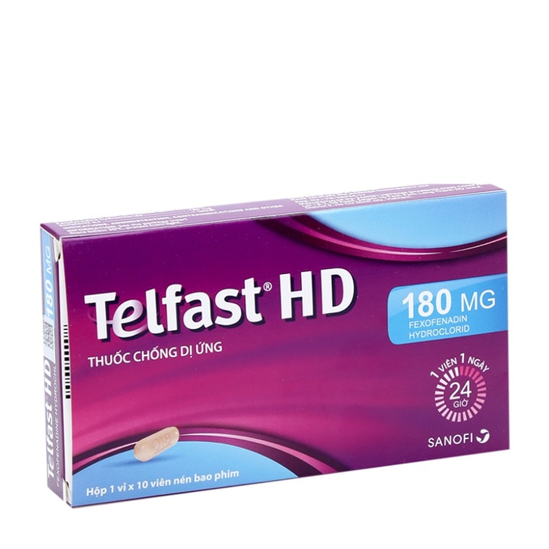 Telfast là lựa một trong những loại thuốc trị sổ mũi phổ biến