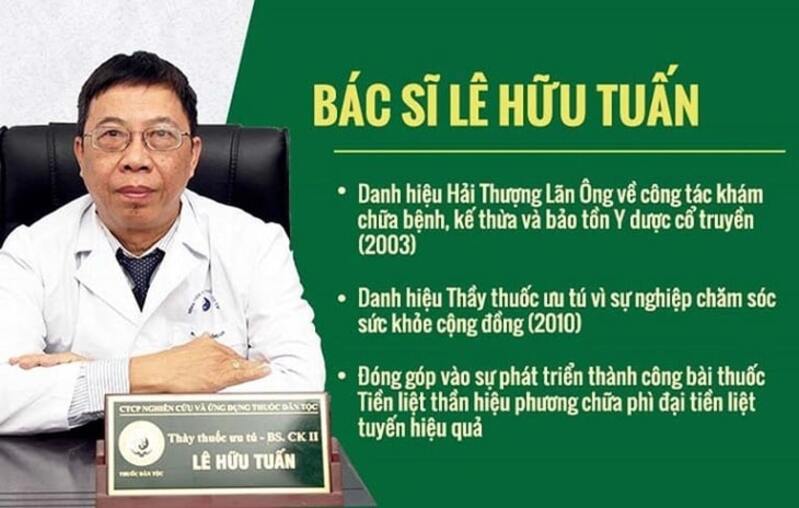 Bác sĩ Lê Hữu Tuấn - 1 trong những chuyên gia YHCT hàng đầu