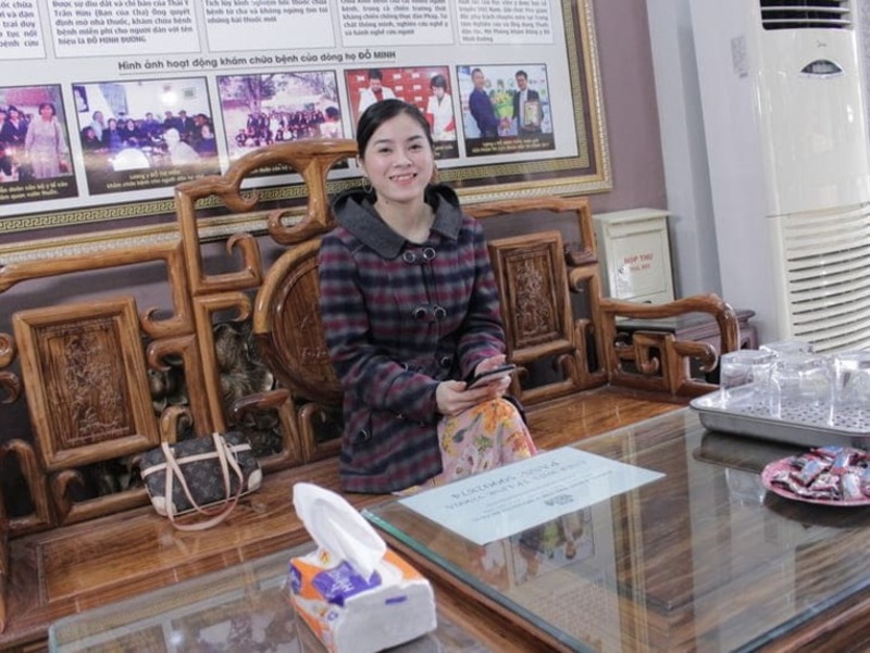 Chị Phương Hòa đến nhà thuốc Đỗ Minh Đường chúng tôi thăm khám bệnh viêm xoang mãn tính