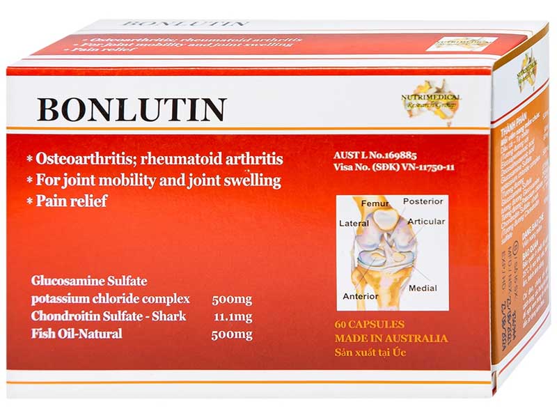 Bonlutin được nghiên cứu, sản xuất bởi thương hiệu Catalent - Australia