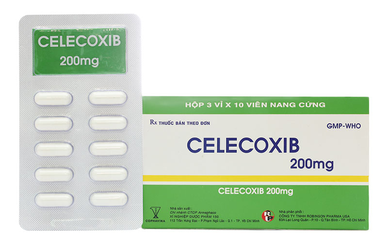 Thuốc Celecoxib là thuốc giảm đau, kháng viêm không steroid, thuốc nhóm NSAIDs