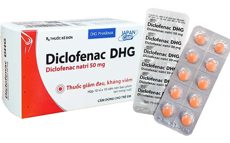 Thuốc Diclofenac được bào chế dưới nhiều dạng khác nhau