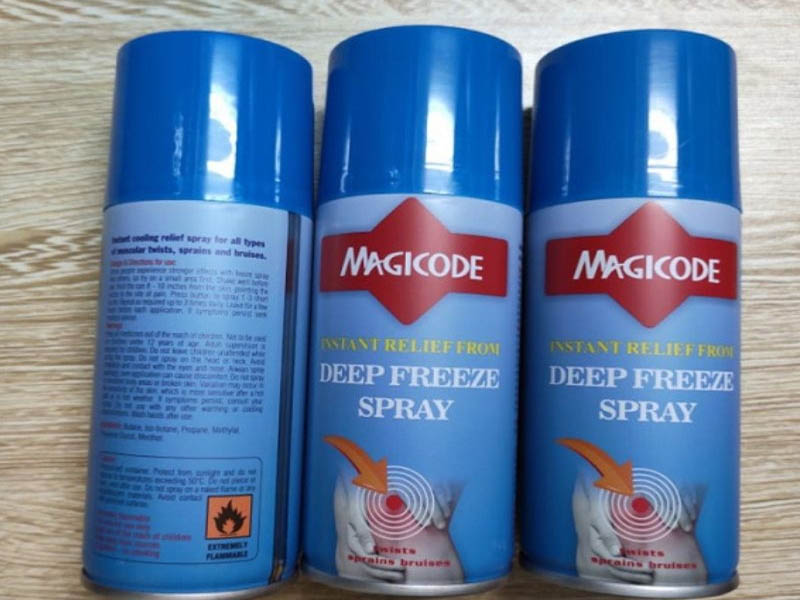 Magicode Freeze Spray giảm đau nhanh cho nhiều trường hợp khác nhau