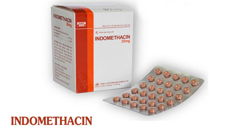 Thuốc Indomethacin được sản xuất bởi Công ty cổ phần Dược phẩm TW Vidipha