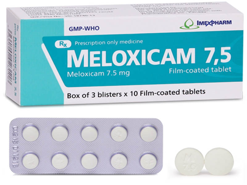 Thuốc Meloxicam thuộc nhóm thuốc kháng viêm không steroid (NSAID)