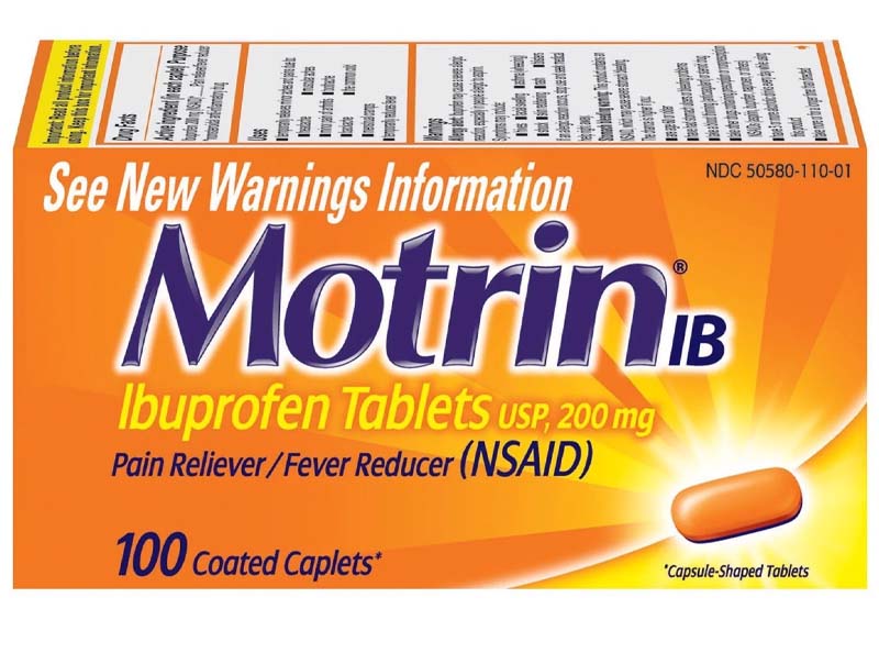 Thuốc Motrin thuộc nhóm chống viêm không steroid (NSAID)
