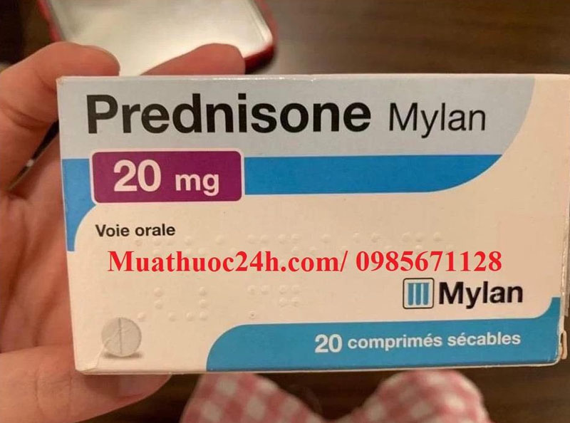 Thuốc Prednisone 20mg được nghiên cứu và sản xuất bởi hãng Mylan