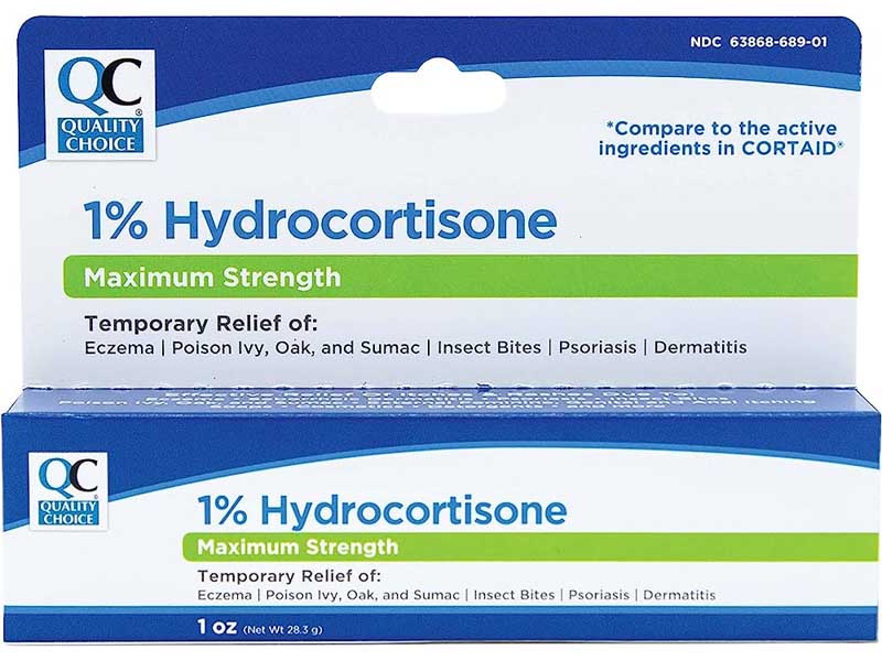 Hydrocortisone Cream 1% chữa dị ứng mẩn ngứa