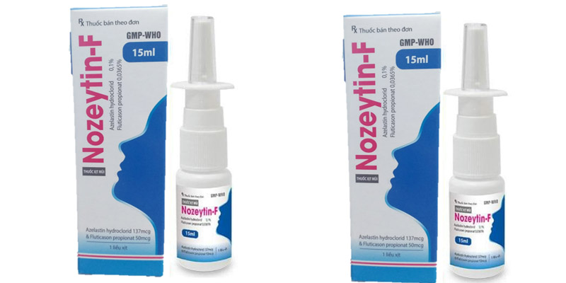Thuốc sổ mũi Nozeytin F chỉ định cho trường hợp người bệnh kháng histamin H1