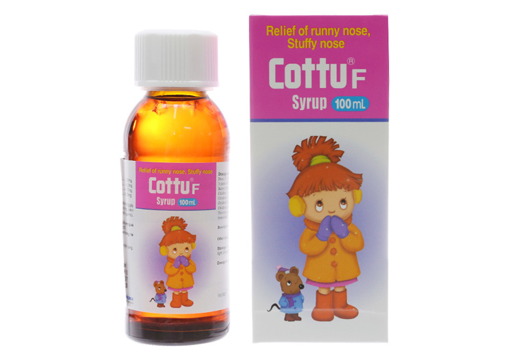 Cottu F Syrup hỗ trợ trị sổ mũi rất tốt, an toàn với trẻ