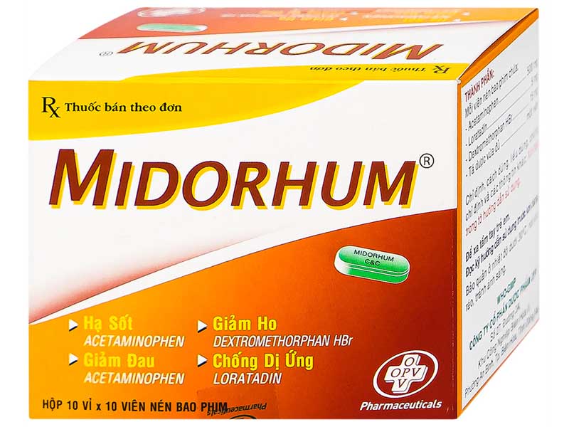 Midorhum OPV là loại thuốc sổ mũi cho bé thuộc thương hiệu OPV - Việt Nam