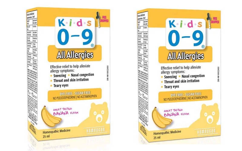 Siro trị sổ mũi cho bé Kids Allergy 0 - 9