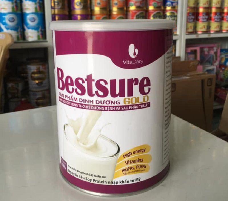 Sữa Bestsure Gold cung cấp canxi cho người bị gãy xương