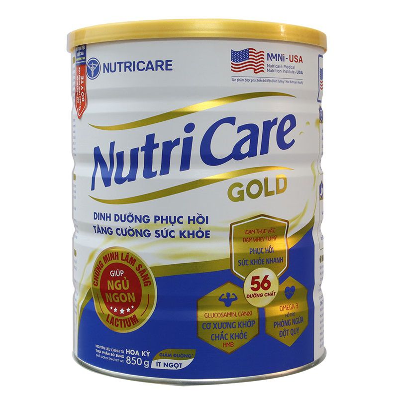 Dùng sữa Nutricare Gold để cải thiện sức khỏe