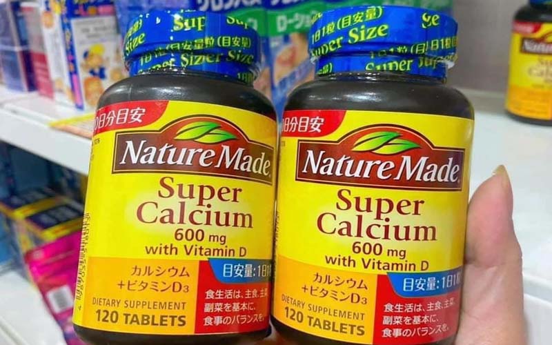 Nature Made Super Calcium bổ sung canxi và Vitamin D