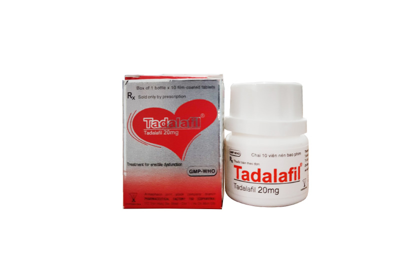 Tadalafil là thành phần cũng như tên của loại thuốc này