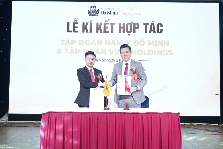 Đỗ Minh Đường ký kết hợp tác cùng tập đoàn Vina Holdings