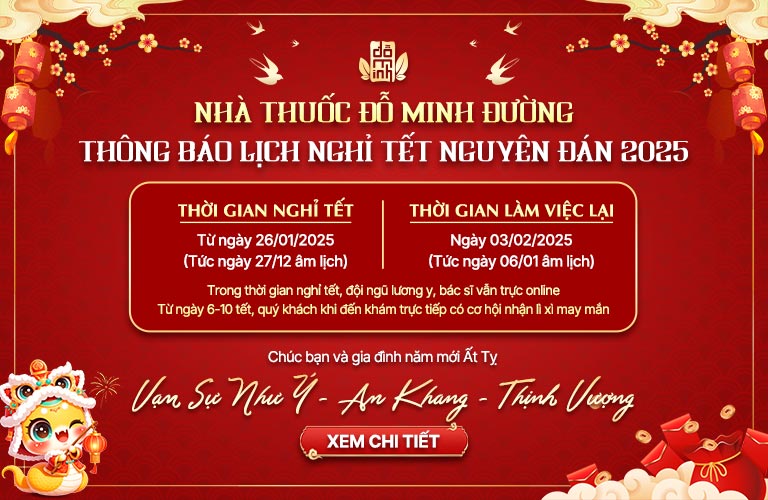 Lịch nghỉ tết 2025 Đỗ Minh Đường