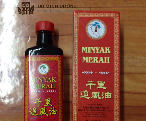 Dầu nóng Malaysia Minyak Merah dùng thế nào?