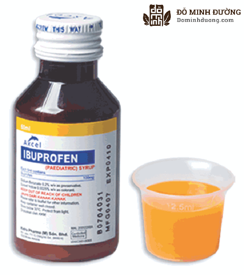 Công dụng của thuốc thuốc Ibuprofen dạng siro